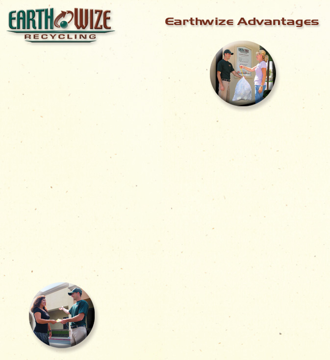 Earthwize Recycling Advantages